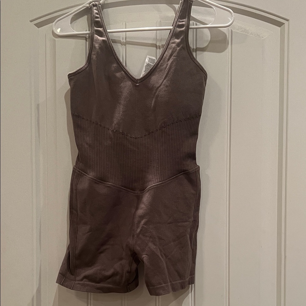 JoyLab Chocolate V-Neck Bodysuit